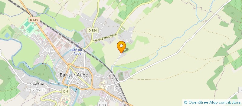 localisation de l'entreprise MADAME CLAIRE MADEJ  BAR-SUR-AUBE