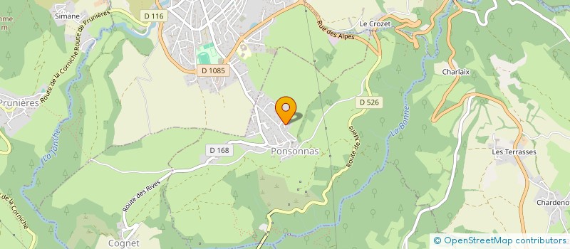 localisation de l'entreprise MADAME CLAIRE MAGNIER  PONSONNAS