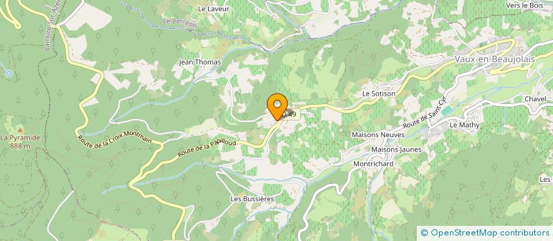 localisation de l'entreprise MADAME CLAIRE MAGRO  LE PERREON