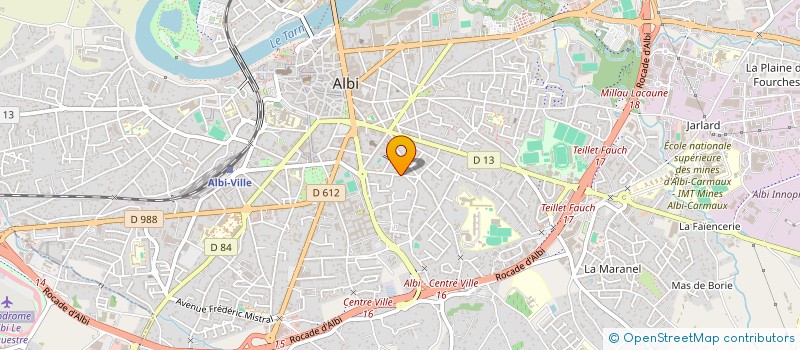 localisation de l'entreprise MADAME CLAIRE MAHEU à ALBI