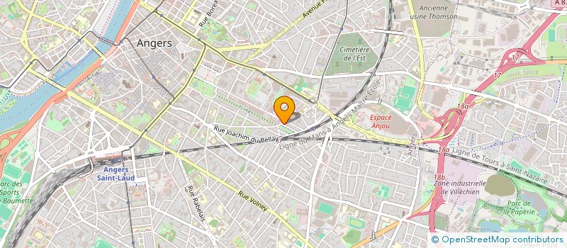 localisation de l'entreprise MADAME CLAIRE MAIGNAN à ANGERS