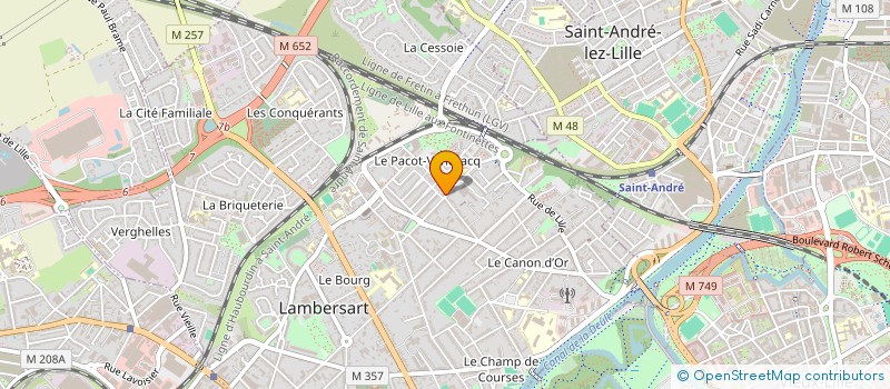 localisation de l'entreprise MADAME CLAIRE MAILLARD à LAMBERSART