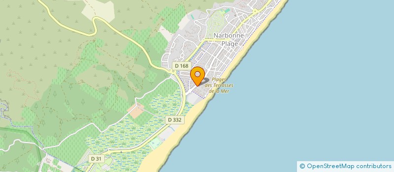 localisation de l'entreprise MADAME CLAIRE MAILLARD-SALIN  NARBONNE