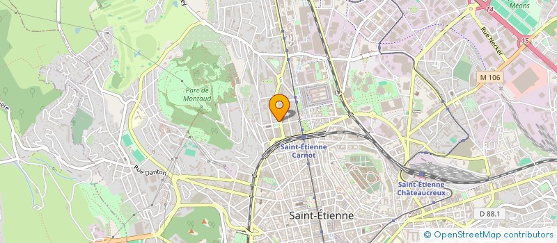 localisation de l'entreprise MADAME CLAIRE MAILLY  SAINT-ETIENNE