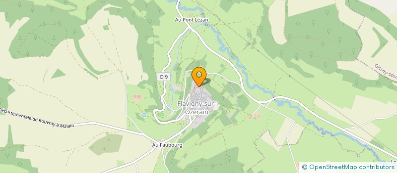 localisation de l'entreprise MADAME CLAIRE MAJOR  FLAVIGNY-SUR-OZERAIN