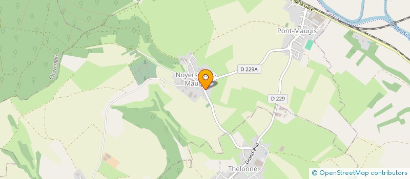 localisation de l'entreprise MADAME CLAIRE MALARD  NOYERS-PONT-MAUGIS