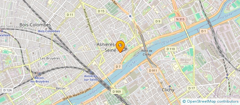 localisation de l'entreprise MADAME CLAIRE MALERGUE  MONTMORENCY