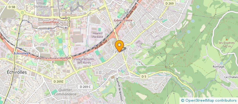 localisation de l'entreprise MADAME CLAIRE MALOT  EYBENS