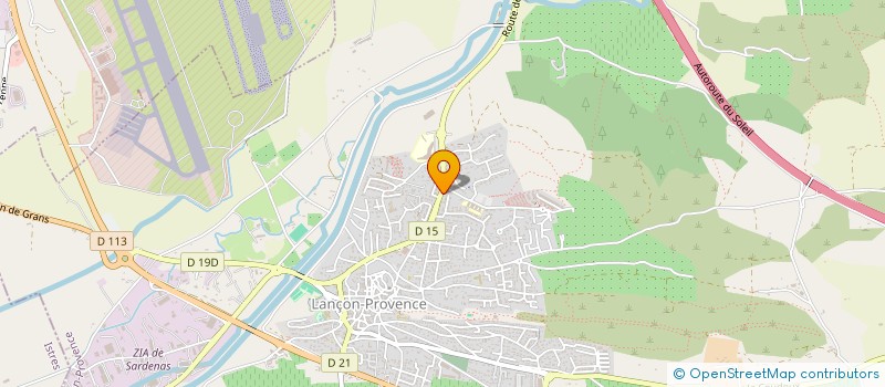 localisation de l'entreprise MADAME CLAIRE MANGINI  LANCON-PROVENCE