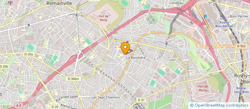 localisation de l'entreprise MADAME CLAIRE MARCHAL à MONTREUIL