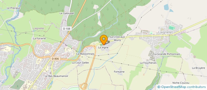 localisation de l'entreprise MADAME CLAIRE MARCHAND  LAIGNELET