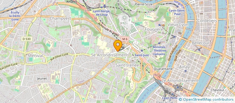 localisation de l'entreprise MADAME CLAIRE MARCILLOUX  LYON