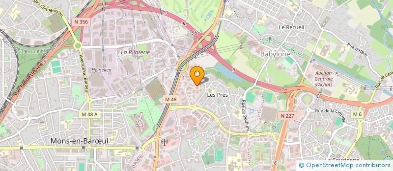 localisation de l'entreprise MADAME CLAIRE MARCINIAK  VILLENEUVE-D'ASCQ