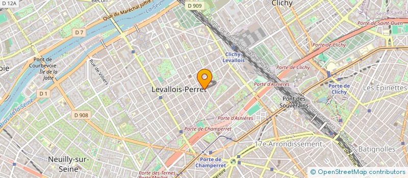 localisation de l'entreprise MADAME CLAIRE MARIAT à LEVALLOIS-PERRET