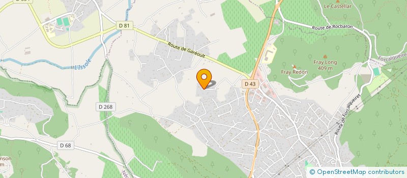 localisation de l'entreprise MADAME CLAIRE MARIE  ROCBARON