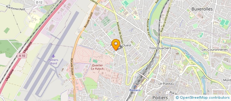 localisation de l'entreprise MADAME CLAIRE-MARIE ALEXANDRE  POITIERS