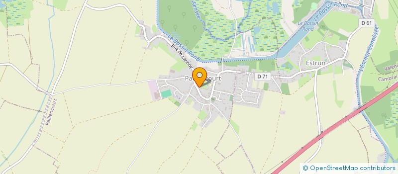 localisation de l'entreprise MADAME CLAIRE MARIE ANNIE DUREISSEIX  PAILLENCOURT