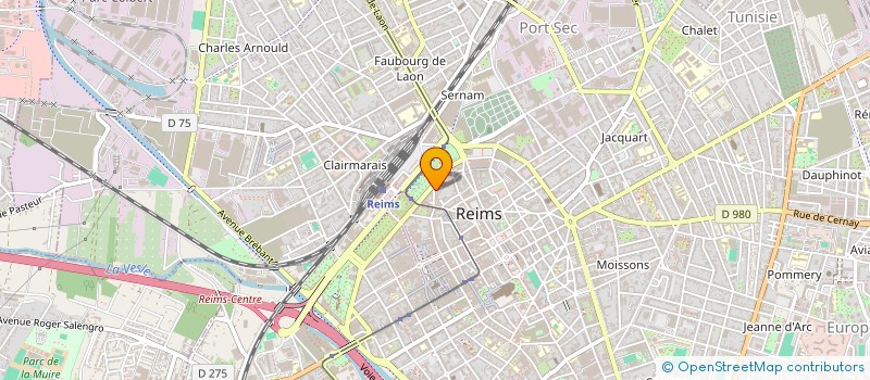 localisation de l'entreprise MADAME CLAIRE-MARIE CIANI  REIMS