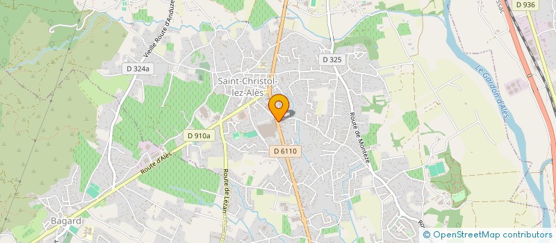localisation de l'entreprise MADAME CLAIRE MARIE GUADAGNNO  SAINT-CHRISTOL-LEZ-ALES