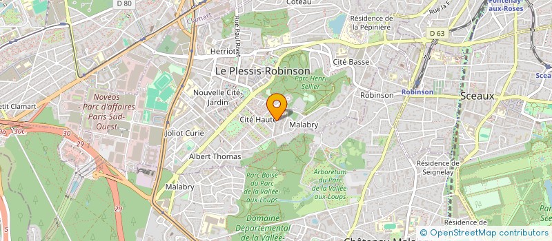 localisation de l'entreprise MADAME CLAIRE-MARIE- LE VILLAIN à LE PLESSIS-ROBINSON