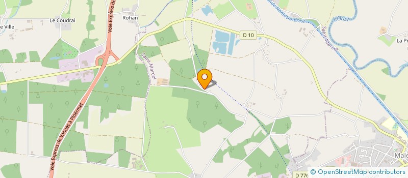 localisation de l'entreprise MADAME CLAIRE-MARIE ROBLIN  MALESTROIT