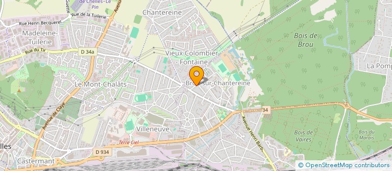 localisation de l'entreprise MADAME CLAIRE MARIEY  BROU-SUR-CHANTEREINE