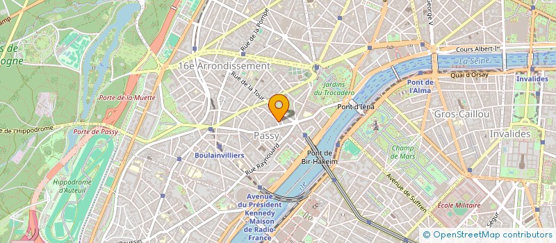 localisation de l'entreprise MADAME CLAIRE-MARINE ANDRO  PARIS