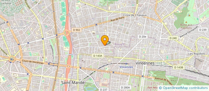 localisation de l'entreprise MADAME CLAIRE-MARINE GORIAUX à MONTREUIL