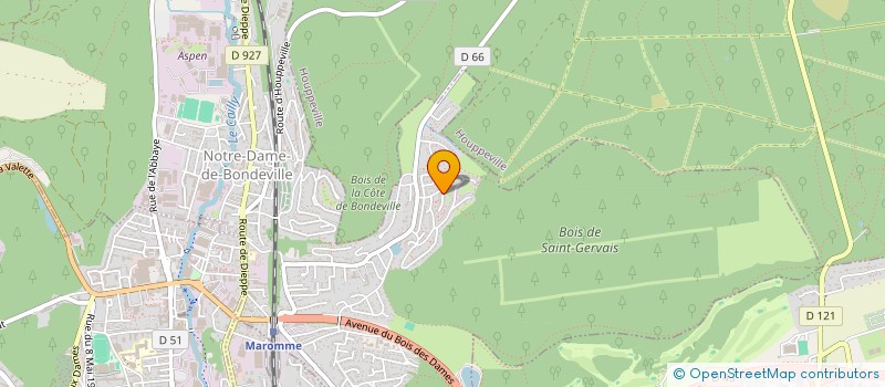 localisation de l'entreprise MADAME CLAIRE-MARINE SASSOLAS  NOTRE-DAME-DE-BONDEVILLE