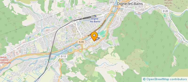 localisation de l'entreprise MADAME CLAIRE MARION à DIGNE-LES-BAINS