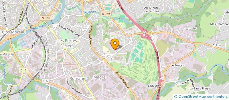 localisation de l'entreprise MADAME CLAIRE MARISSAL à LIMOGES