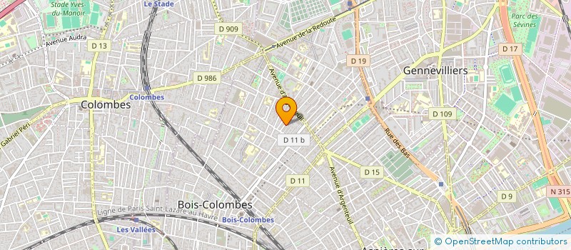 localisation de l'entreprise MADAME CLAIRE MARITORENA à BOIS-COLOMBES