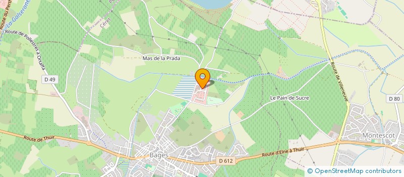 localisation de l'entreprise MADAME CLAIRE MARMAIN-PUIGSEGUR  BAGES