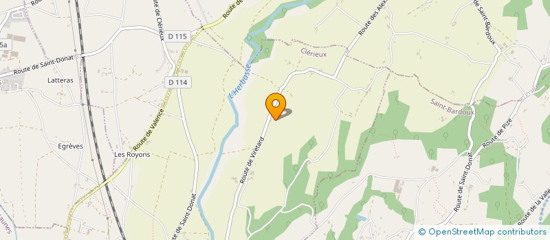 localisation de l'entreprise MADAME CLAIRE MARTIN  CLERIEUX