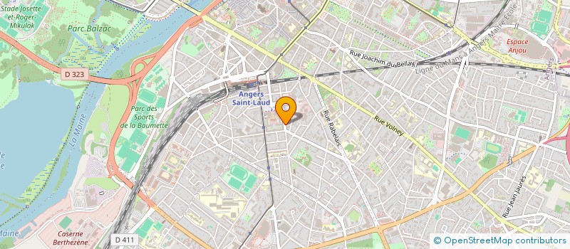 localisation de l'entreprise MADAME CLAIRE MARTIN à ANGERS