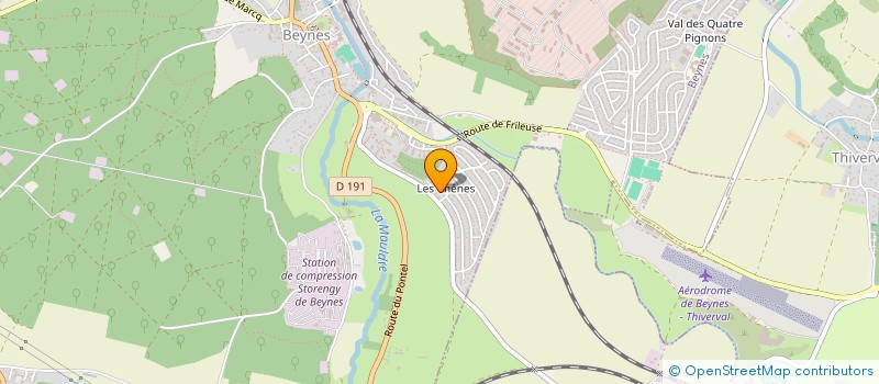 localisation de l'entreprise MADAME CLAIRE MARTIN  BEYNES