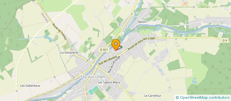 localisation de l'entreprise MADAME CLAIRE MARTINE BELPALME  FAY-AUX-LOGES