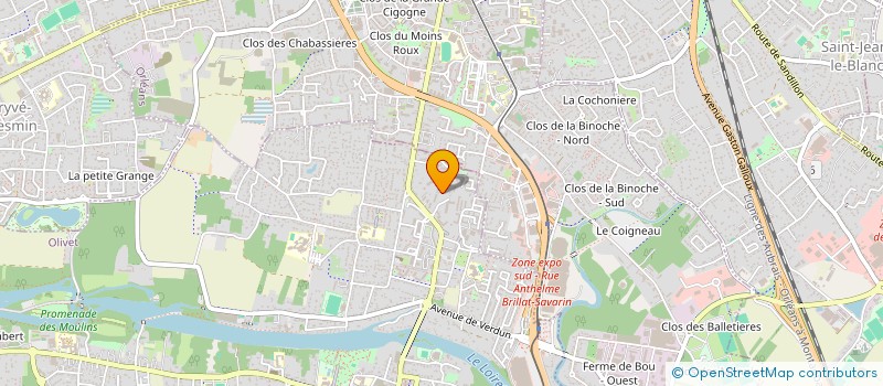 localisation de l'entreprise MADAME CLAIRE MASLANKA  OLIVET