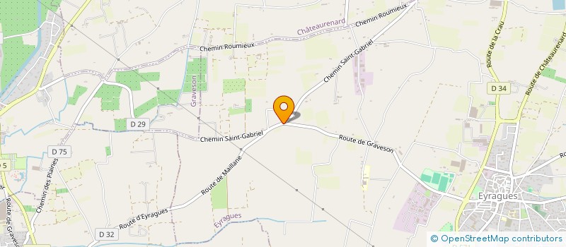 localisation de l'entreprise MADAME CLAIRE MASSEBOEUF  EYRAGUES