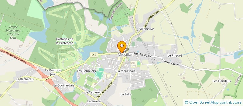 localisation de l'entreprise MADAME CLAIRE MATHE à MISSILLAC