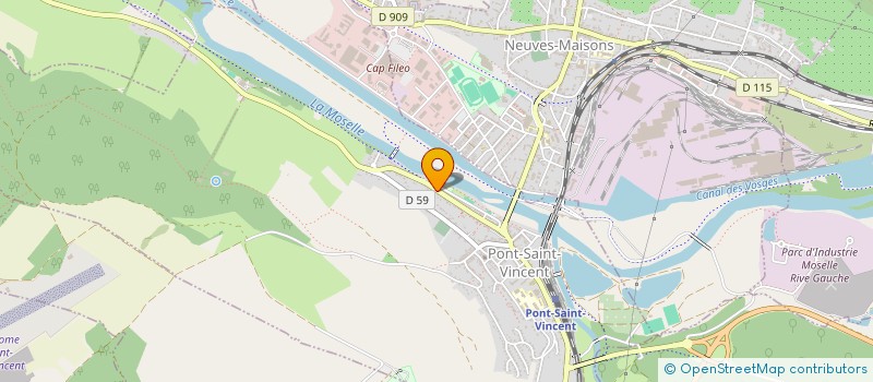 localisation de l'entreprise MADAME CLAIRE MATHIS  PONT-SAINT-VINCENT