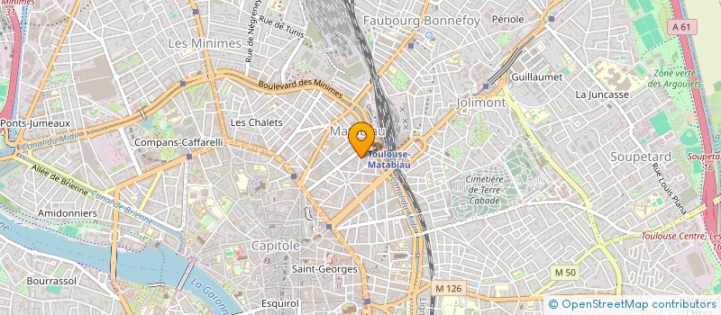 localisation de l'entreprise MADAME CLAIRE MATTEI à TOULOUSE
