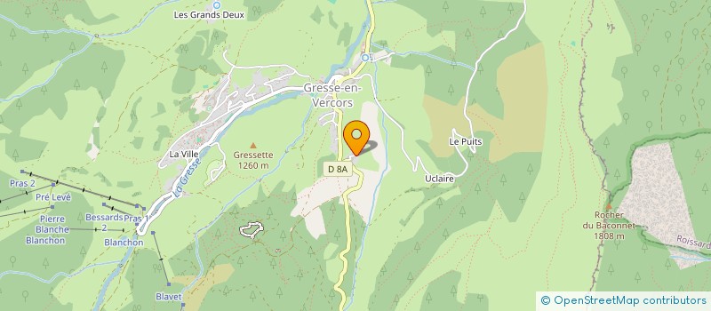 localisation de l'entreprise MADAME CLAIRE MAUBOUCHE  GRESSE-EN-VERCORS