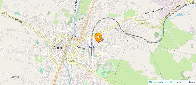 localisation de l'entreprise MADAME CLAIRE MAUREL  AUCH