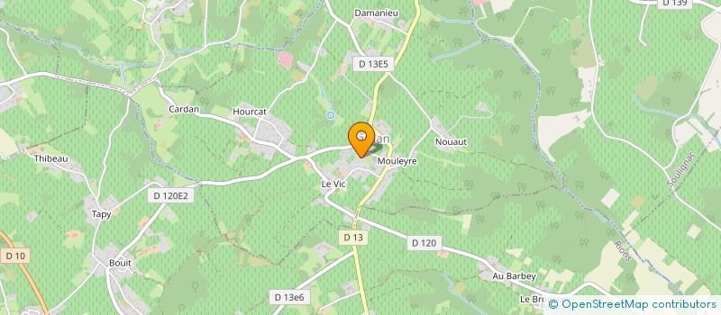 localisation de l'entreprise MADAME CLAIRE MAZZOCCO  CARDAN