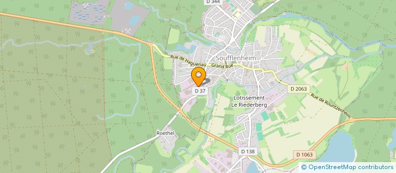 localisation de l'entreprise MADAME CLAIRE MEDER  SOUFFLENHEIM