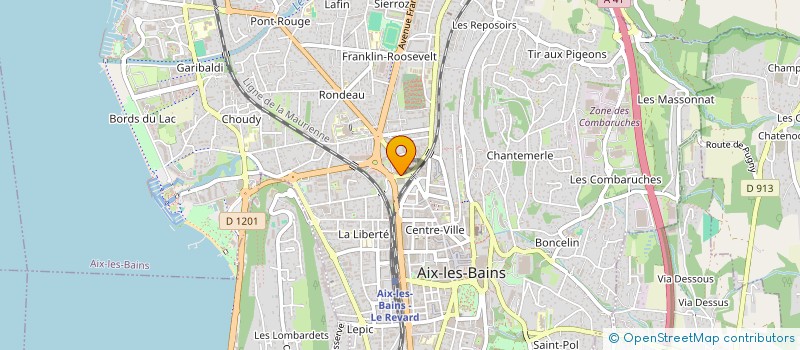 localisation de l'entreprise MADAME CLAIRE MEHEUT FERRON  AIX-LES-BAINS