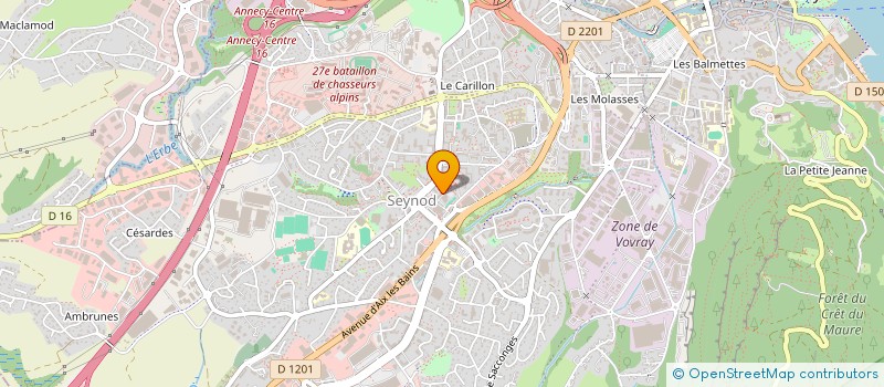 localisation de l'entreprise MADAME CLAIRE MEHLER  ANNECY