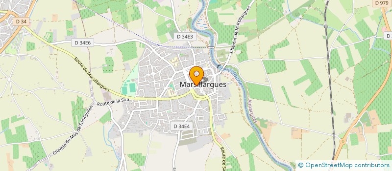 localisation de l'entreprise MADAME CLAIRE MELON  MARSILLARGUES