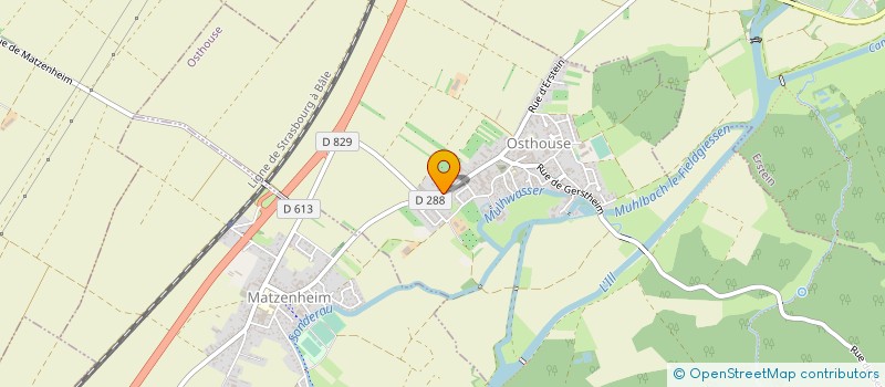 localisation de l'entreprise MADAME CLAIRE MEMHELD  OSTHOUSE